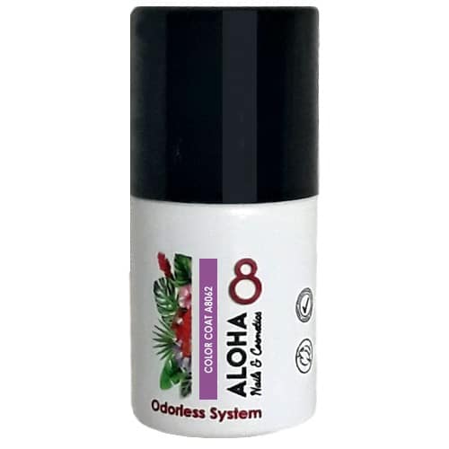 ALOHA Ημιμόνιμο βερνίκι 8ml – Color Coat A8062 / Χρώμα: Μωβ Ορχιδέας (Orchid Purple)