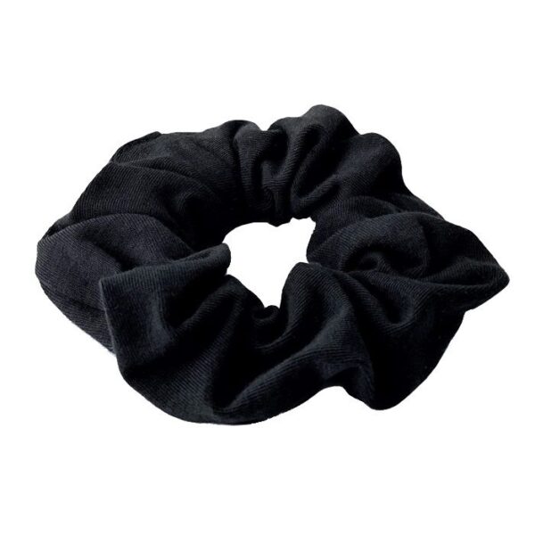 Anwen Cosmetics Cotton Scrunchie - Βlack Ηair Εlastic