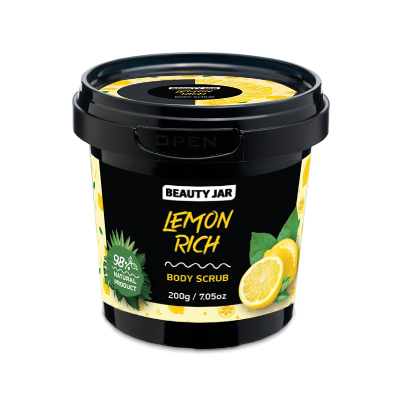 Beauty Jar Anti Cellulite Body Scrub Lemon Rich