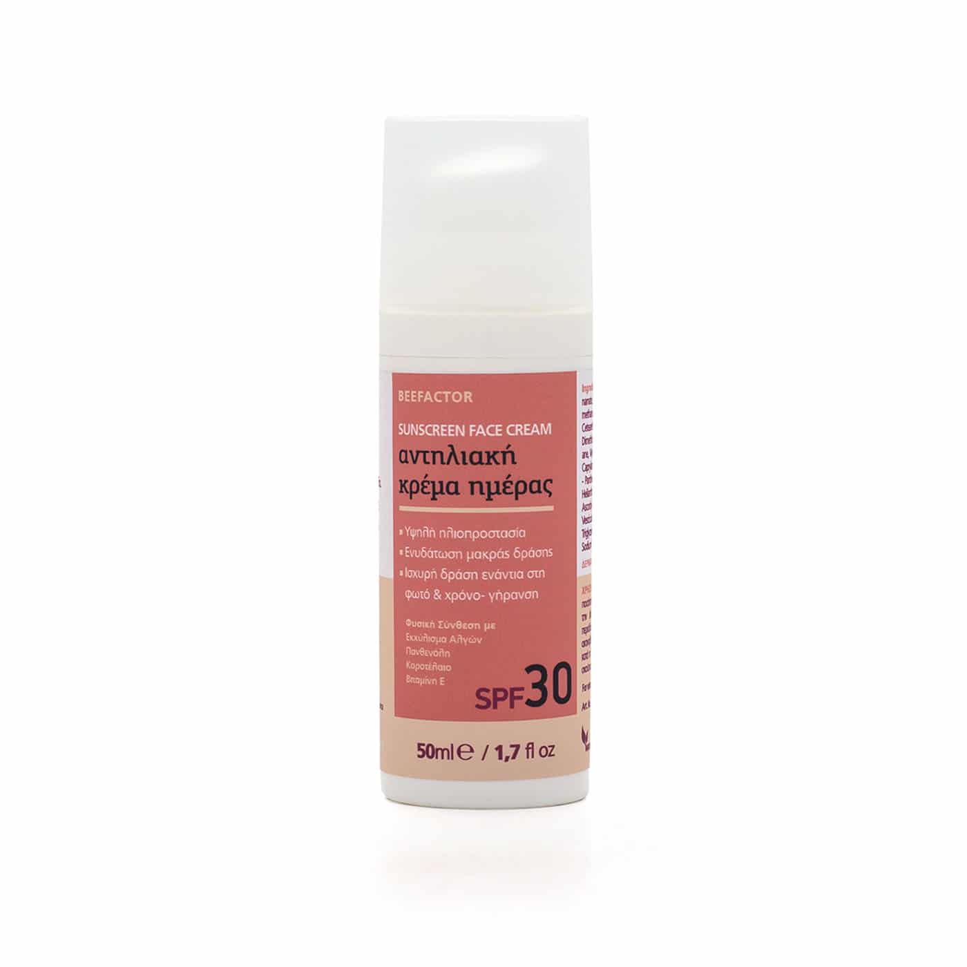 Bee Factor αντηλιακό προσώπου SPF 30 50ml