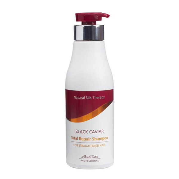 Mon Platin Professional - Natural Silk Therapy Black Caviar Total Repair Shampoo For Straightened Hair (500ml)