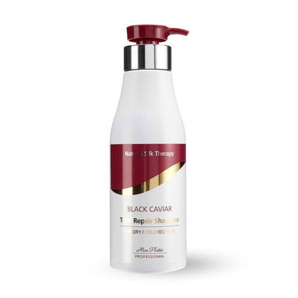 Mon Platin Professional - Natural Silk Therapy Black Caviar Total Repair Shampoo For Dry / Colored Hair (500ml)