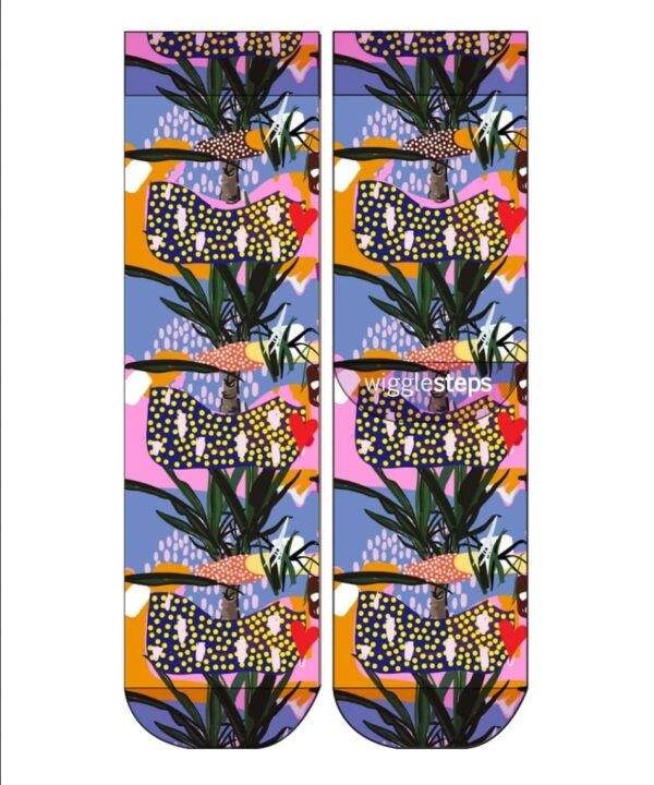 Wigglesteps - Botanic Art Lady Sock