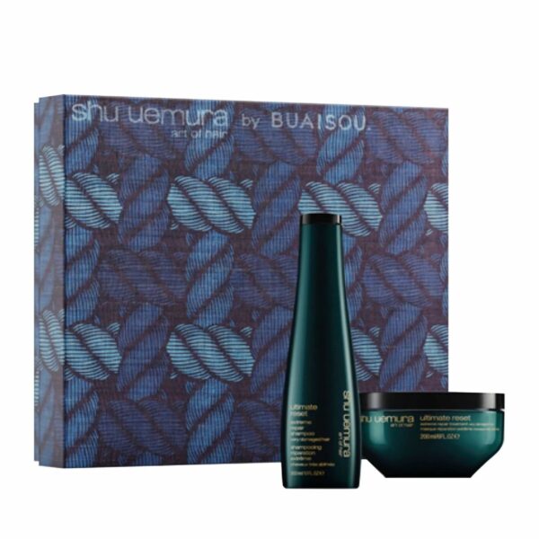 Shu Uemura Art Of Hair By Buaisou Ultimate Reset - Gift Box XMAS 2024 for Damaged Hair (Shampoo 300ml, Mask 200ml)