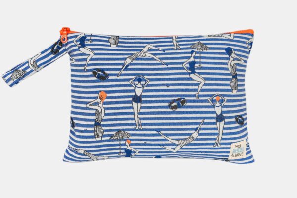 Bleecker & Love Cotton Bag Cannes - Blue (Small)
