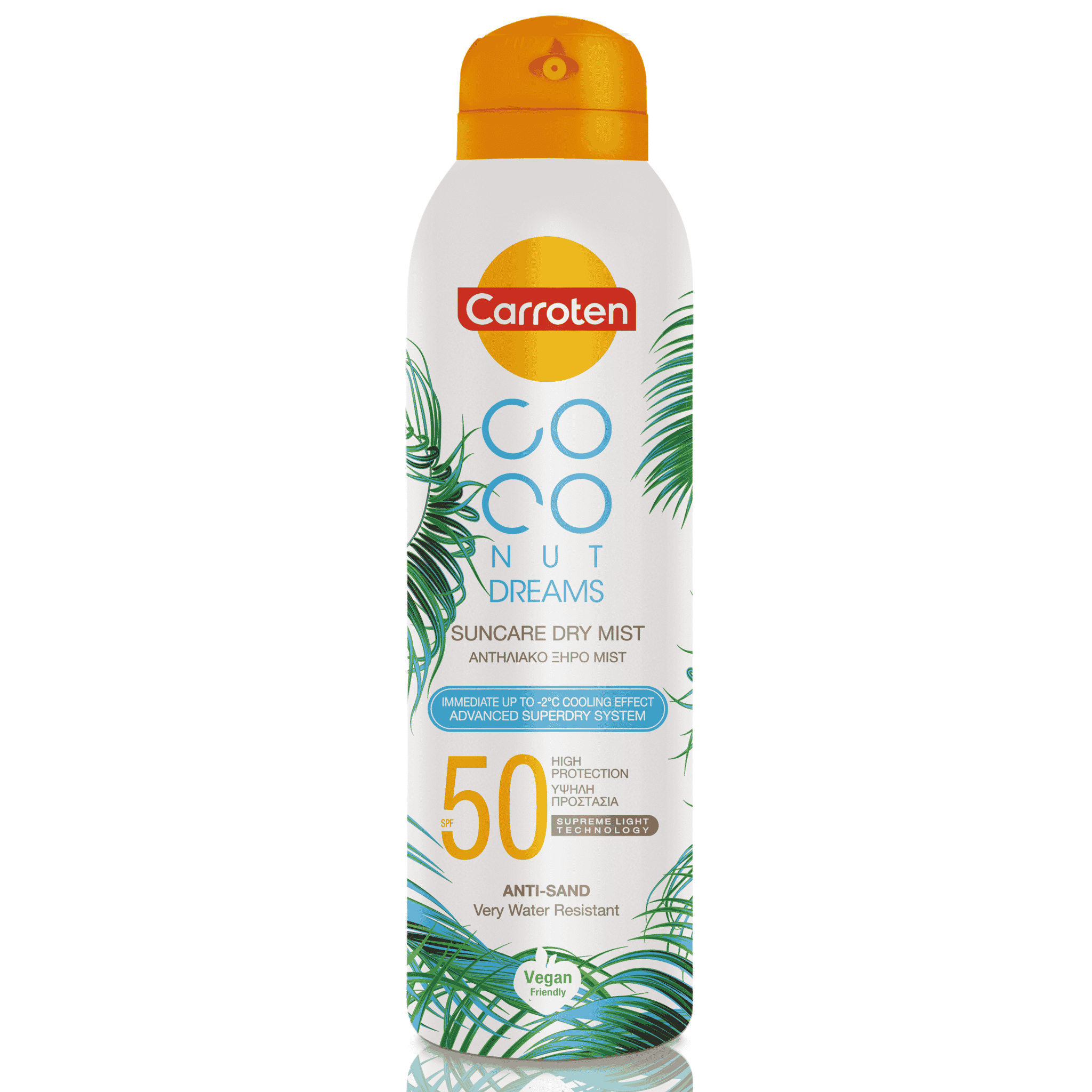 Carroten αντηλιακό dry mist SPF 50 200ml