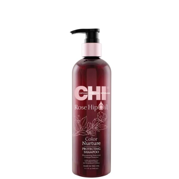 CHI Rose Hip Oil Protecting Shampoo (340ml)