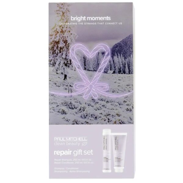 Paul Mitchell Clean Beauty Repair Gift Set Duo (Shampoo 250ml, Conditioner 250ml)
