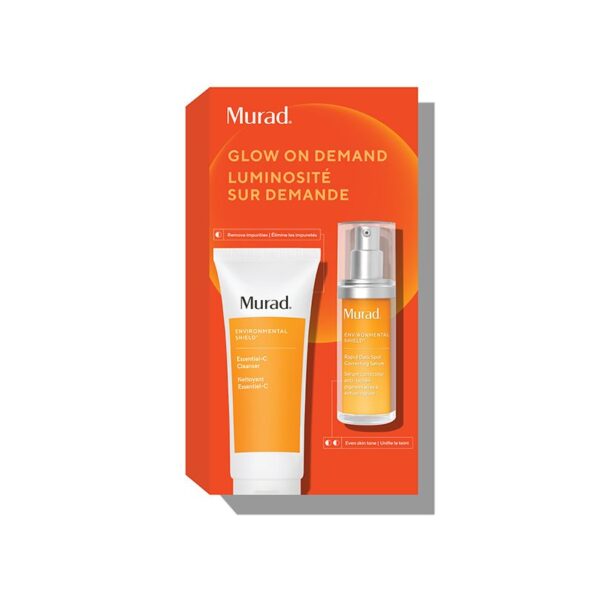 Murad Glow on Demand Value Set (Essential-C Cleanser 200ml & Rapid Dark Spot Correcting Serum 30ml)