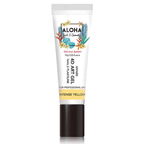 ALOHA UV/LED 4D Art Gel Nail Plasteline 10gr / Χρώμα: Κίτρινο έντονο (Intense Yellow)
