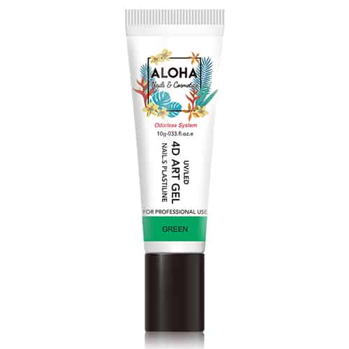 ALOHA UV/LED 4D Art Gel Nail Plasteline 10gr / Χρώμα: Πράσινο (Green)