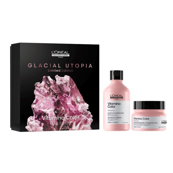 L’Oréal Professionnel Serie Expert - Glacial Utopia Vitamino Color Duo Set XMAS 2024 (Shampoo 300ml & Mask 250ml)