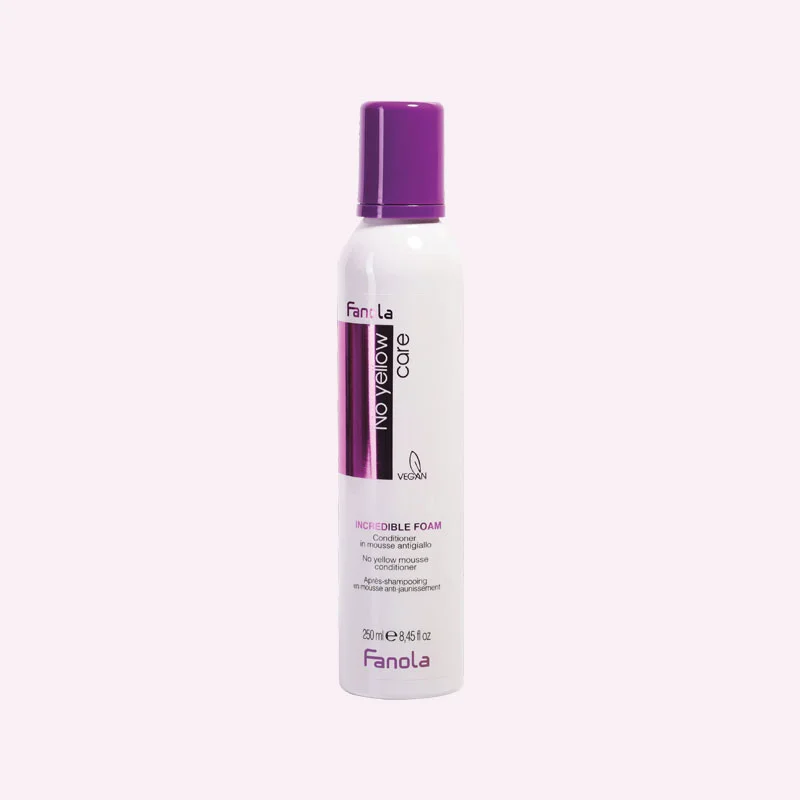 Fanola No yellow conditioner σε αφρό 250ml κατά του κίτρινου ξανθού