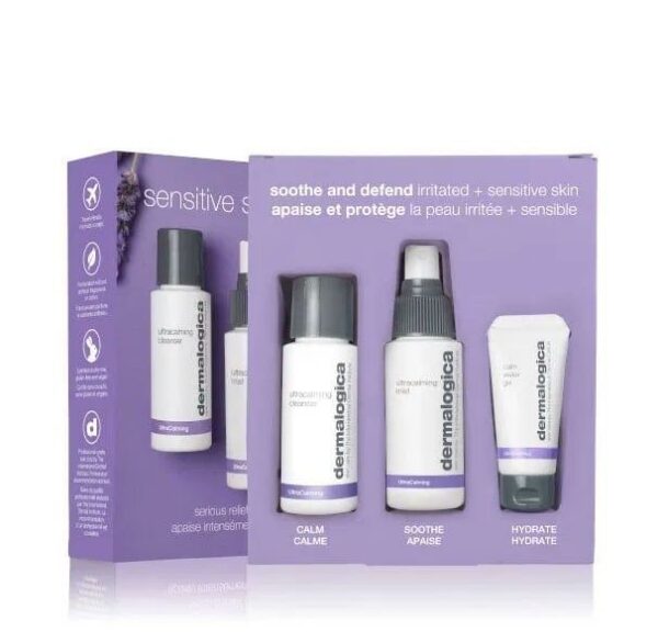 Dermalogica Sensitive Skin Rescue Kit (UltraCalming Cleanser 50ml, UltraCalming Mist 50ml & Calm Water Gel 15ml)