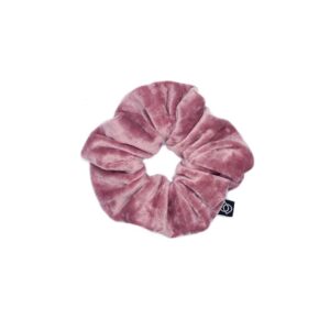 Rain Lab Dusty Rose Velvet Scrunchie