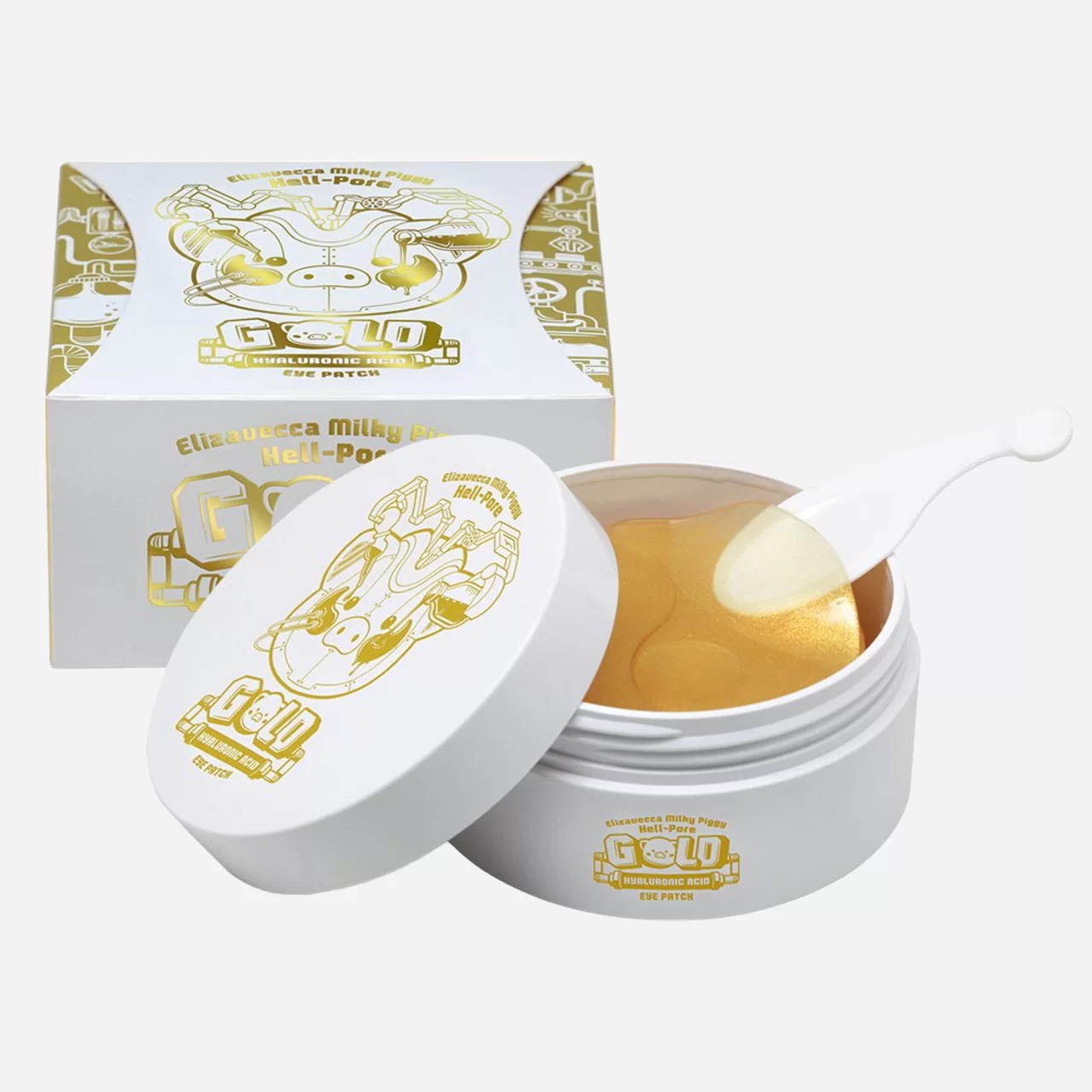 Elizavecca Hell-Pore Gold Hyaluronic Acid Eye Patch 60pcs