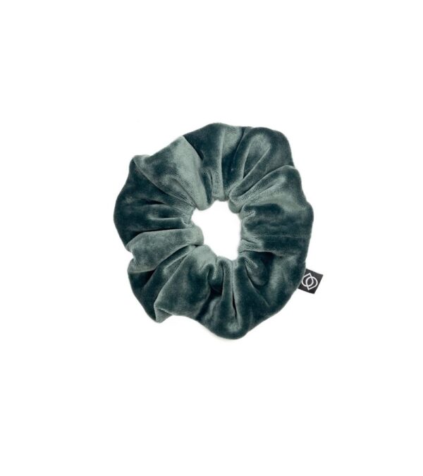 Rain Lab Emerald Velvet Scrunchie