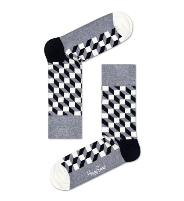 Happy Socks Filled Optic Sock (Size: 36-40)