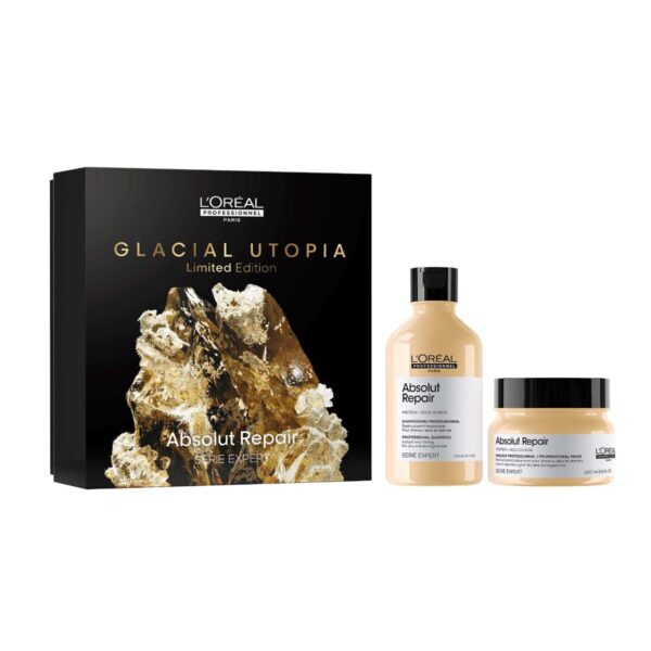 L’Oréal Professionnel Serie Expert - Glacial Utopia Absolut Repair Duo Gift Set XMAS 2024 (Shampoo 300ml & Mask 250ml)