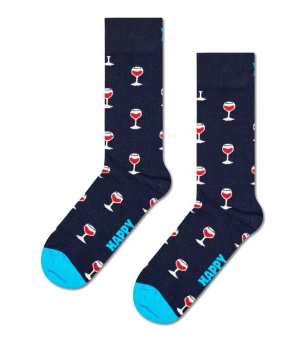 Happy Socks Glass Of Wine Sock (Size: 41-46)