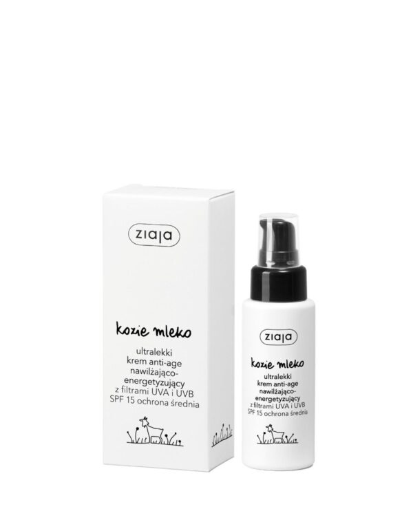 Ziaja Goat's Milk Ultralight Anti-Age Cream SPF 15 Medium Protection (50ml)