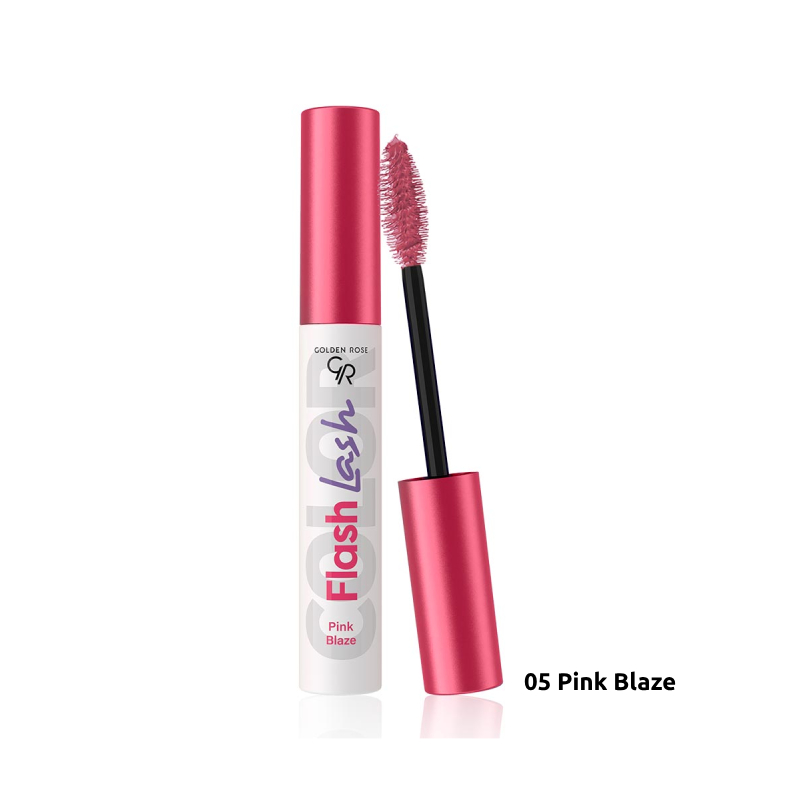 Golden Rose Flash Lash Colored Mascara 05 Pink Blaze
