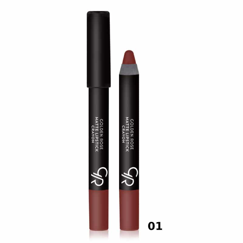 Golden Rose Matte Lipstick Crayon 01