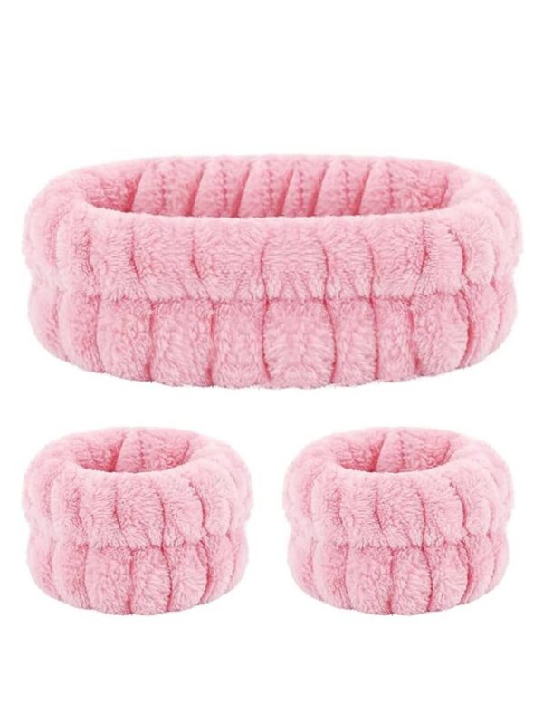 Bobby Warren Hair Tie & Wristbands - Pink (3τμχ)