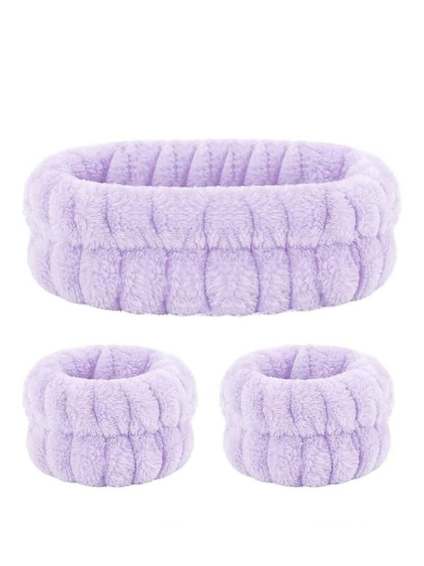 Bobby Warren Hair Tie & Wristband Set - Purple (3τμχ)