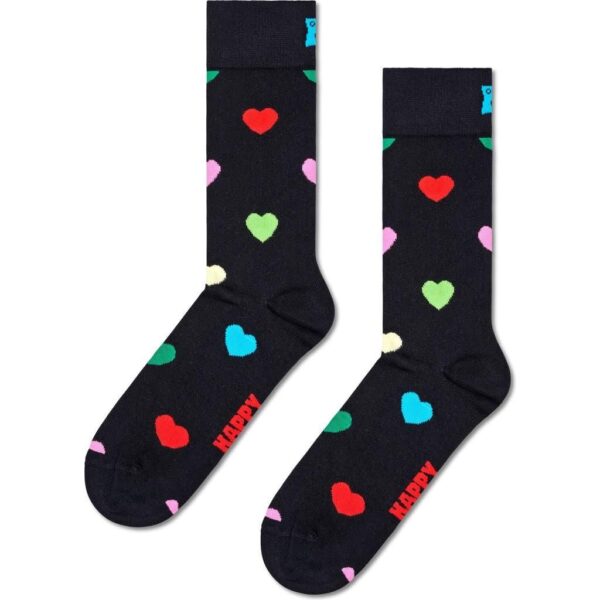 Happy Socks Heart Crew Sock (Size: 36-40)