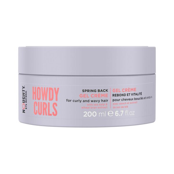 Noughty 97% Natural Howdy Curls Spring Back Gel Crème (200ml)