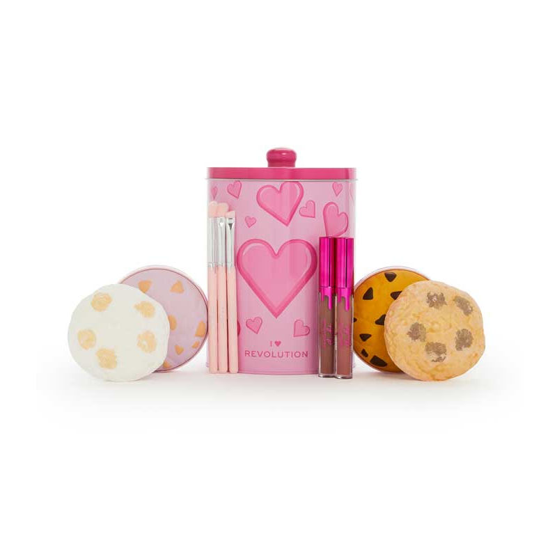 I Heart Revolution Cookie Tin Gift Set