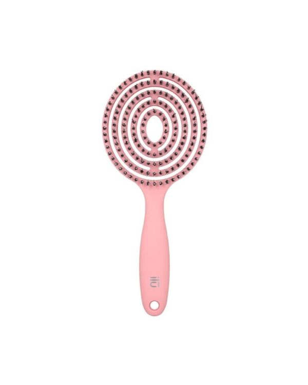 Ilu Lollipop Round Detangling Vent Brush - Pink