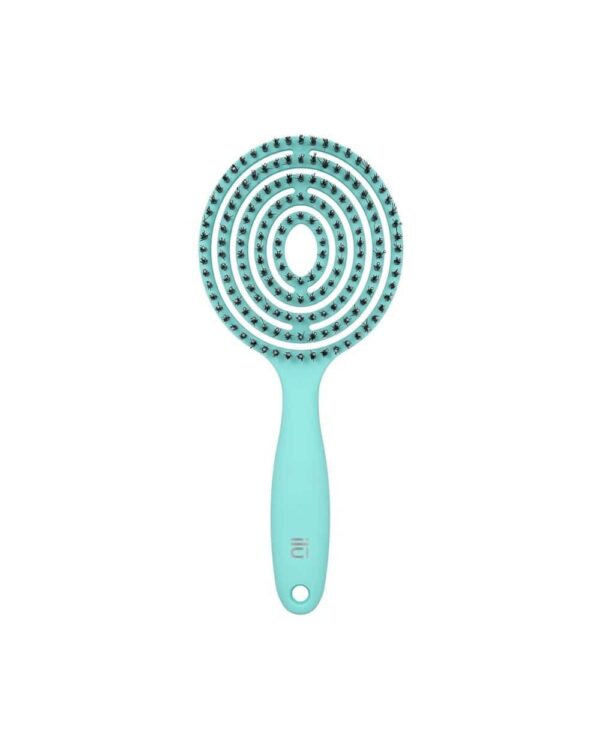 Ilu Lollipop Round Detangling Vent Brush - Ocean Blue