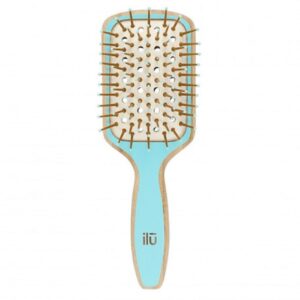Ilu Bamboo Hairbrush Mini - Ocean Breeze