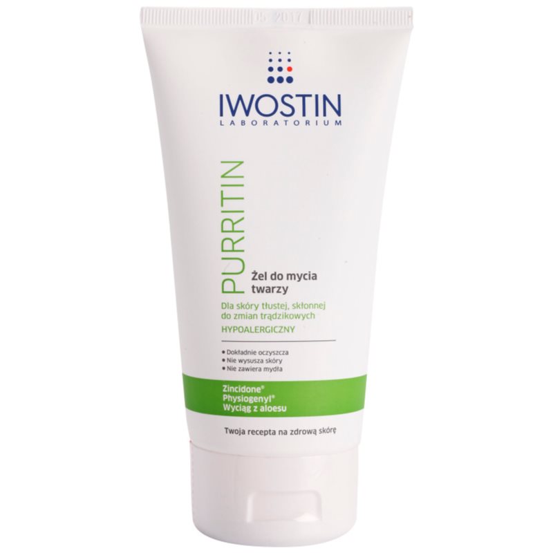 Iwostin Purritin τζελ πλυσίματος για λιπαρή επιδερμίδα με τάση για ακμή 150 ml
