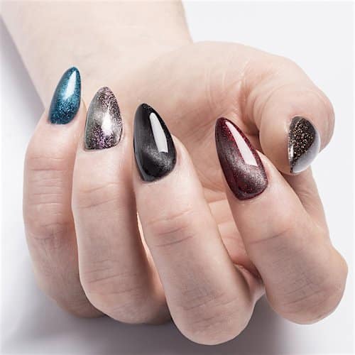 Mecosmeo Cateye Farbgele Komplett Set 6x5ml