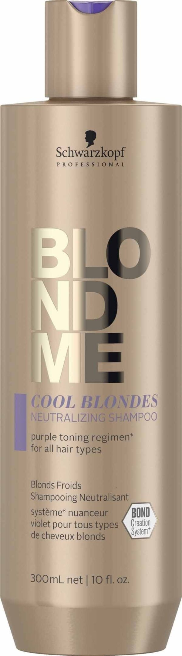 Schwarzkopf Professional BLONDME Cool Blondes Neutralizing Shampoo (300ml)