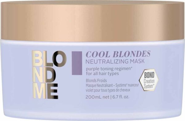 Schwarzkopf Professional BLONDME Cool Blondes Neutralizing Mask (200ml)