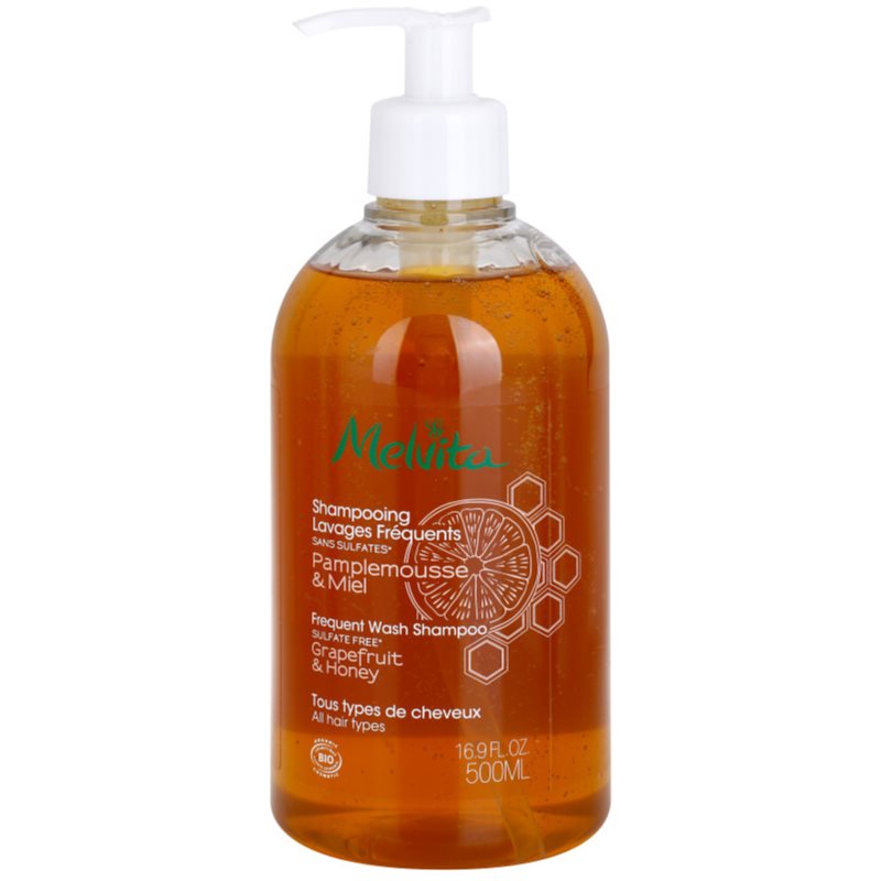 Melvita Frequent Wash απαλό σαμπουάν για καθημερινή χρήση 500 ml