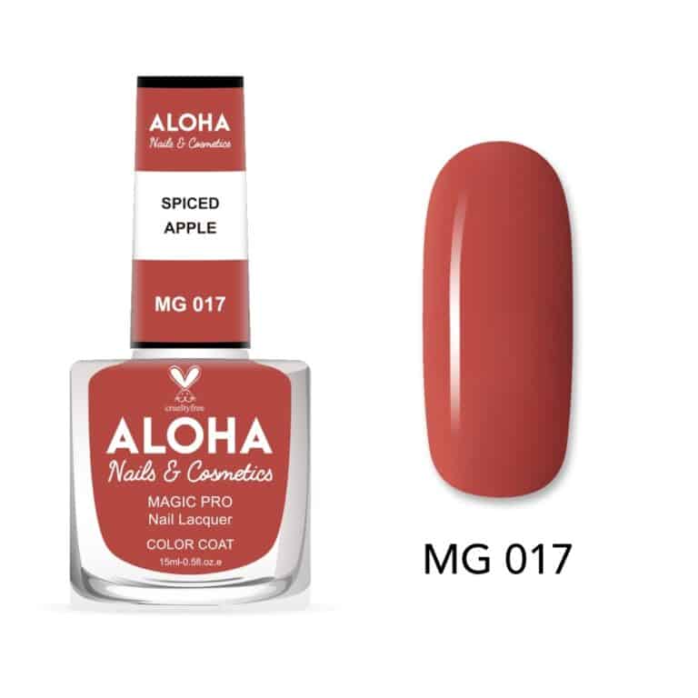 ALOHA Βερνίκι Νυχιών 10 ημερών με Gel Effect Χωρίς Λάμπα Magic Pro Nail Lacquer 15ml – MG 017