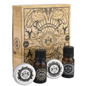 Dear Barber Mini Grooming Collection (Beard Balm 15ml, Moustache Wax 15ml, Beard Oil 10ml & With Confidence EDT 10ml)