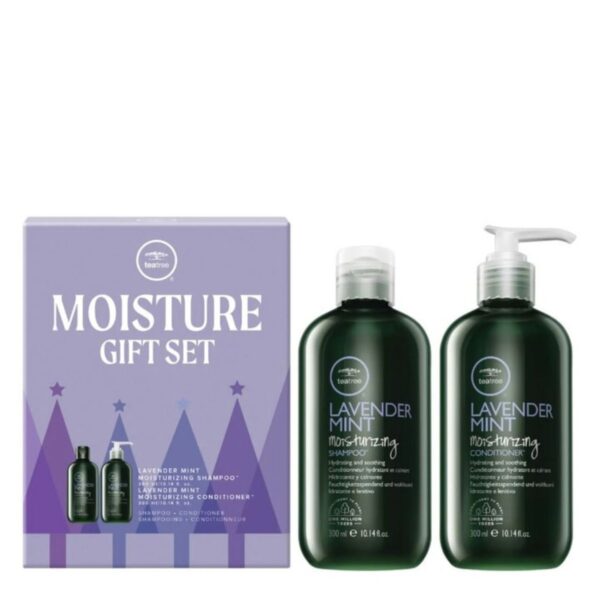 Tea Tree Moisture Gift Set Duo (Lavender Shampoo 300ml, Lavender Conditioner 300ml)