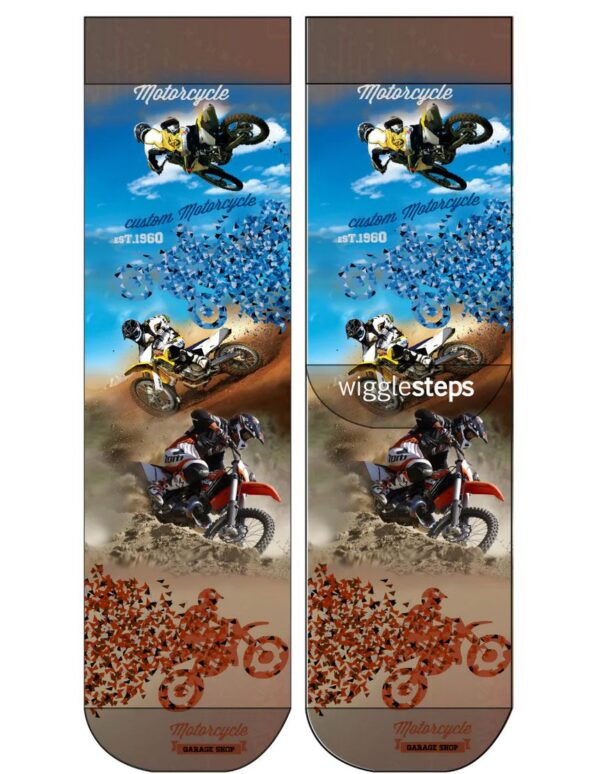 Wigglesteps - Motorcycle Men's Sock