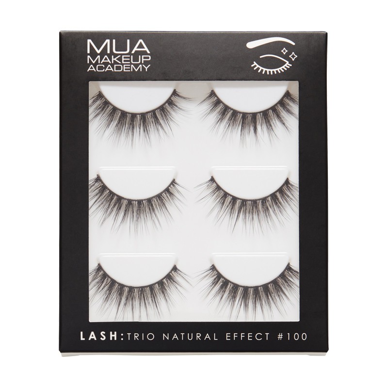 MUA Lash Trio Natural Effect #100