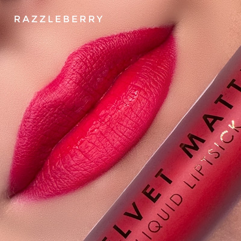 MUA Velvet Matte Liquid Lipstick Razzleberry