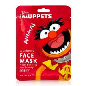 Mad Beauty Disney The Muppets Animal Cranberry Face Mask (25ml)