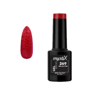 MystiX Gel Polish 269 (Red Glitter) 5ml
