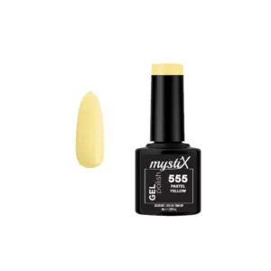 MystiX Gel Polish 555 (Pastel Yellow) 8ml