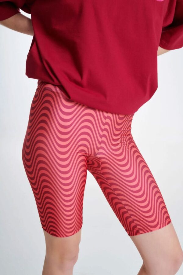 PCP Genesis Ποδηλατικό Κολάν Waves Κόκκινο (Small / Medium)